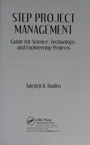 Cover of STEP Project Management by Adedeji B. Badiru