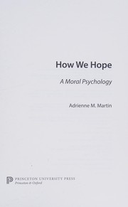 Cover of How We Hope by Adrienne M. Martin