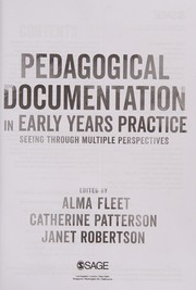 Cover of Pedagogical Documentation in Early Years Practice by Alma Fleet