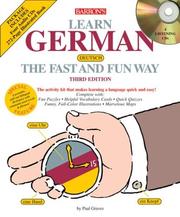 Front cover of Learn German the Fast and Fun Way with Audio CDs (Fast and Fun Way Compact Disc Packages) by P. Graves