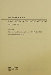 Front cover of Handbook of psychiatry in palliative medicine by Harvey Max Chochinov