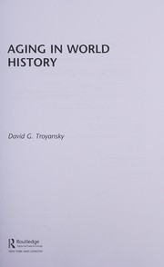 Cover of Aging in World History by David G. Troyansky