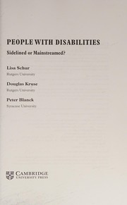 Cover of People with Disabilities by Lisa Schur