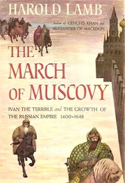 Front cover of The march of Muscovy by Harold Lamb