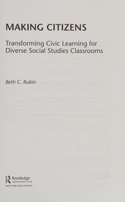 Cover of Making citizens by Beth C. Rubin