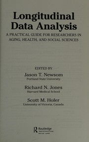Cover of Longitudinal data analysis by Jason T. Newsom