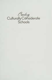Front cover of Creating culturally considerate schools by Kim L. Anderson