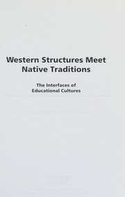 Front cover of Western structures meet native traditions by Cheryl Woolsey Des Jarlais