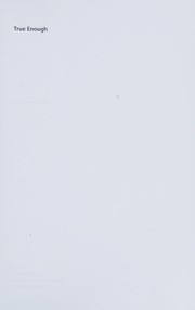 Cover of True Enough by Catherine Z. Elgin