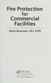 Cover of Fire protection for commercial facilities by Mark Bromann