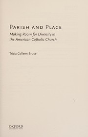 Front cover of Parish and Place by Tricia Colleen Bruce
