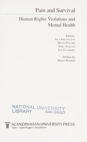 Front cover of Pain and Survival by Nils Johan Lavik
