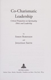 Front cover of Co-Charismatic Leadership by Simon Robinson