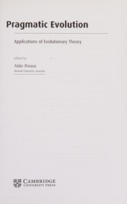Cover of Pragmatic evolution by Aldo Poiani