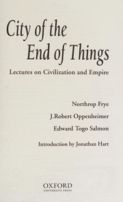 Front cover of City of the end of things by Jonathan Hart