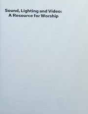 Front cover of Sound, lighting, and video by Brad Herring