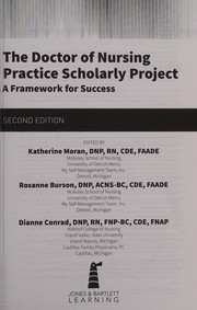 Cover of Doctor of Nursing Practice Scholarly Project by Katherine J. Moran