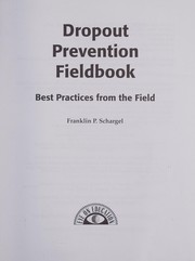 Front cover of Dropout prevention fieldbook by Franklin P. Schargel