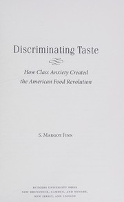 Front cover of Discriminating taste by S. Margot Finn