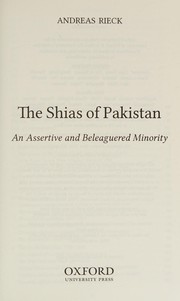 Front cover of Shias of Pakistan by Andreas Rieck