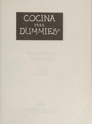 Cover of Cocina para dummies by Rama Miller