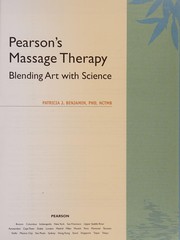 Front cover of Pearson's massage therapy by Patricia J. Benjamin