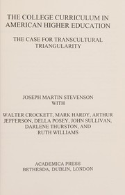 Cover of Modernizing college curricula with transcultural triangularity by Joseph Martin Stevenson