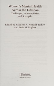 Cover of Women's Mental Health Across the Lifespan by Kathleen A. Kendall-Tackett