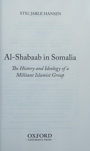 Front cover of al-Shabaab in Somalia by Stig Jarle Hansen
