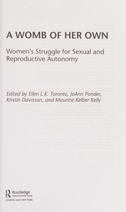 Front cover of Womb of Her Own by Ellen L. K. Toronto