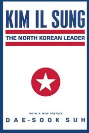 Cover of Kim Il Sung by Dae-Sook Suh