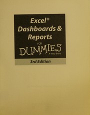 Front cover of Excel dashboards & reports for dummies by Michael Alexander