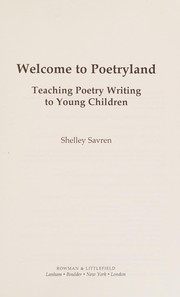 Front cover of Welcome to Poetryland by Shelley Savren