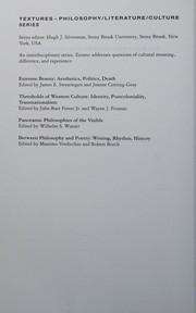 Front cover of Between philosophy and poetry by Massimo Verdicchio