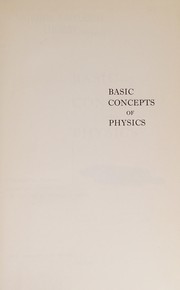 Cover of Basic concepts of physics by Chalmers William Sherwin