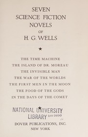 Front cover of Seven science fiction novels of H.G. Wells by H. G. Wells