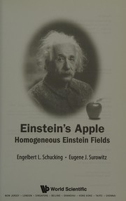 Cover of Einstein's Apple by E. L. Schucking
