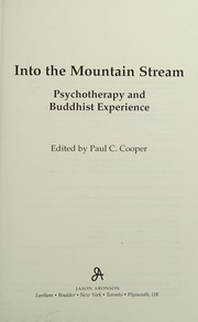 Cover of Into the mountain stream by Paul C. Cooper