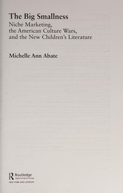 Cover of Big Smallness by Michelle Ann Abate
