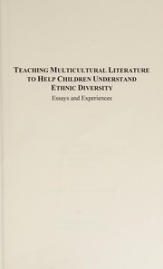 Front cover of Teaching multicultural literature to help children understand ethnic diversity by Gail Singleton Taylor