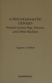 Cover of Psychoanalytic Odyssey by Eugene J. Mahon