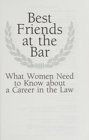 Front cover of Best friends at the bar by Susan Smith Blakely