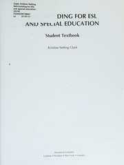 Front cover of Skill Building for ESL and Special Education by Kristine Setting Clark