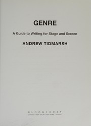 Cover of Genre by Andrew Tidmarsh