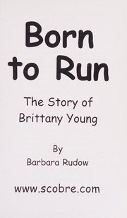 Cover of Born to run by Barbara Rudow