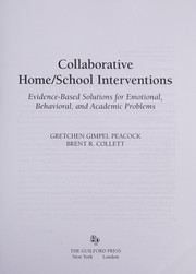 Cover of Collaborative home/school interventions by Gretchen Gimpel Peacock