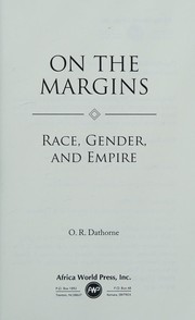 Cover of On the margins by O. R. Dathorne