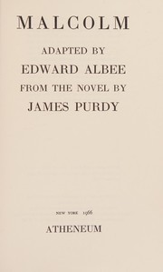 Cover of Malcolm by Edward Albee