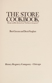 Cover of The Store Cookbook by Bert Greene