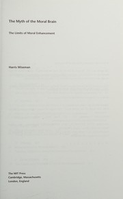 Front cover of Myth of the Moral Brain by Harris Wiseman